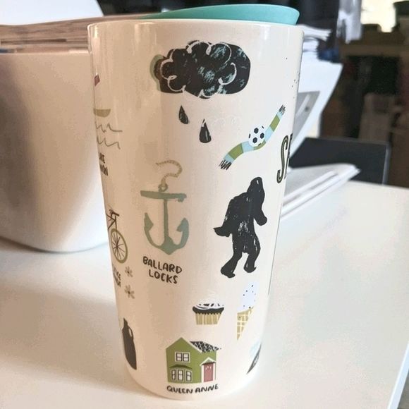 N.W.T's Seattle Starbucks Coffee Tumbler. - Picture 4 of 8